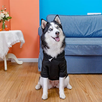 KOOLTAIL Plaid Dog Hoodie Pet Clothes Sweater with Hat and Pocket for Small Medium Large Size Dogs