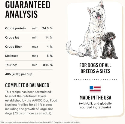 The Honest Kitchen Human Grade Dehydrated Whole Grain Dog Food – Complete Meal or Topper – Chicken 10 lb (makes 40 lbs)