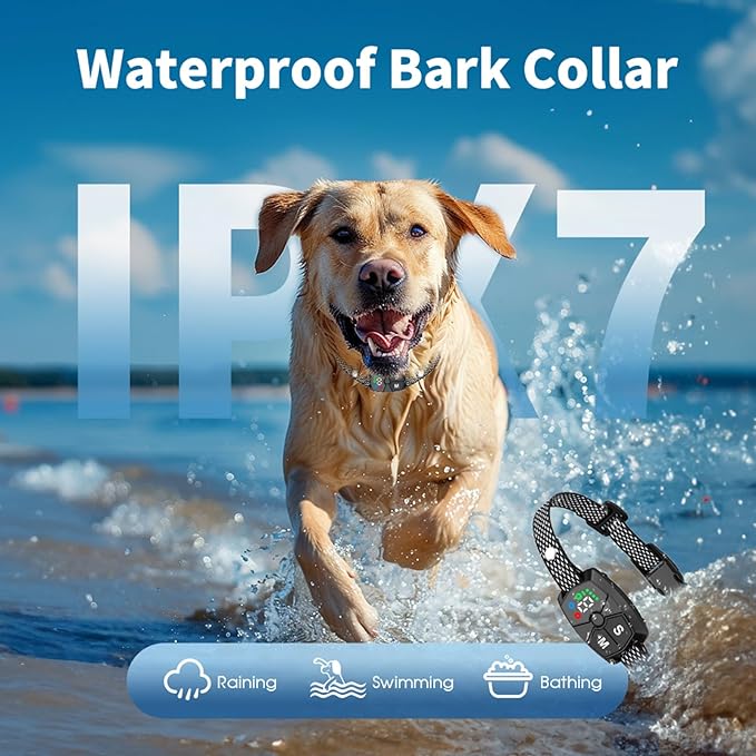 JeaTone Dog Bark Collar 8 Adjustable