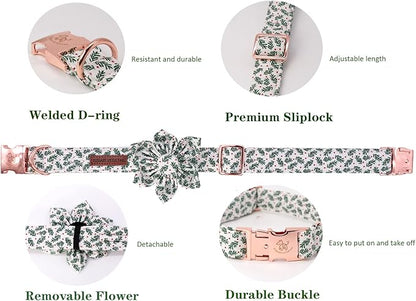 Elegant little tail Christmas Dog Collar
