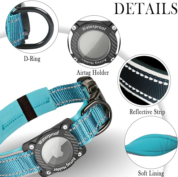 AirTag Dog Collar 100% Waterproof