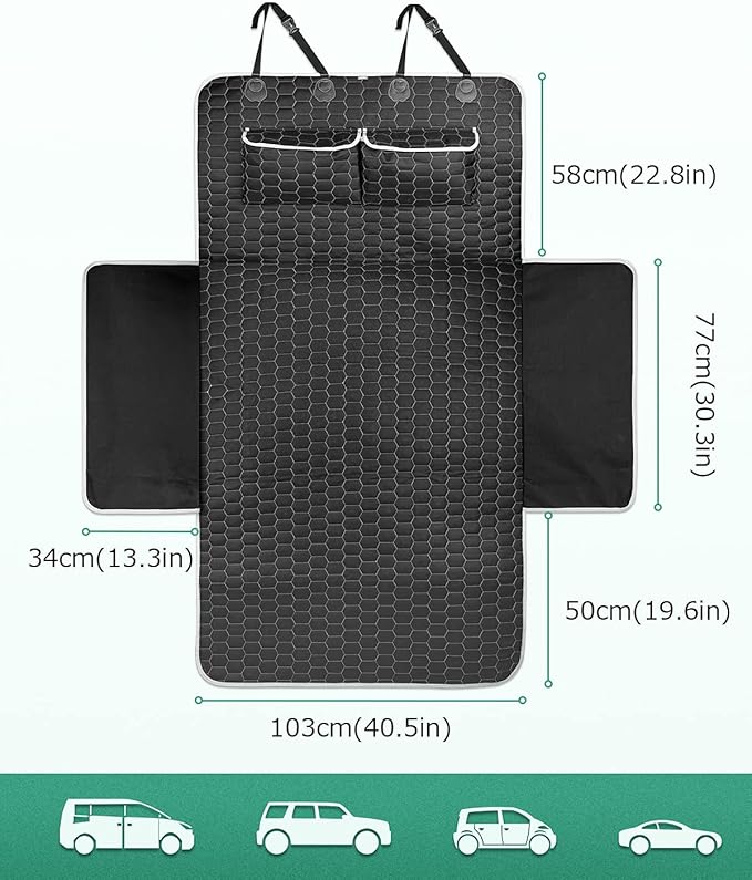 Oasser SUV Cargo Liner for Dogs 2 Large