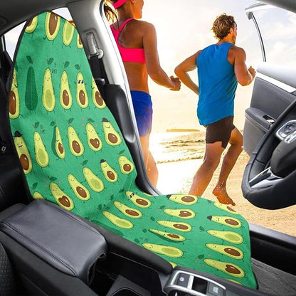 Yewattles Avocado Waterproof Scratching Proof Car Seat Cover
