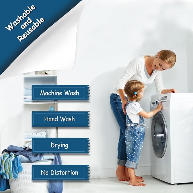 Washable Dog Pee Pads 2 Pack 35.4" x 28" Reusable 4-Layer Construction 100% Leakage