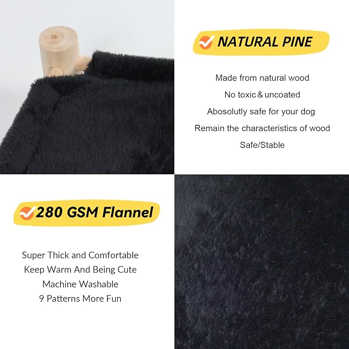 Patas Lague Cat and Dog Hammock Bed Small Dog Bed