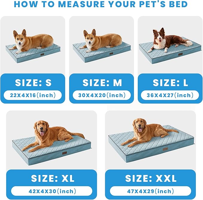 SunStyle Home Orthopedic Dog Beds for X-Large Dogs