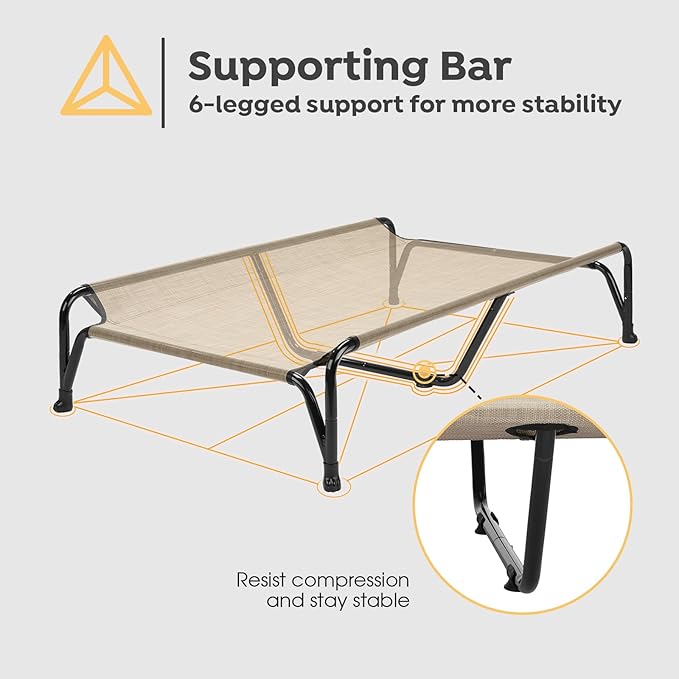 Veehoo Large Elevated Dog Bed CWC2405ACP