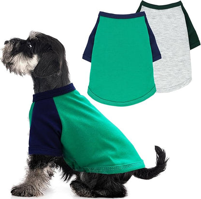 2 Pack Dog Shirt Dog Clothes Medium Sized