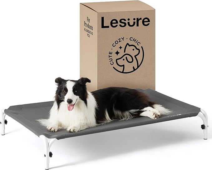 Lesure Elevated Raised Outdoor Dog Bed 41"