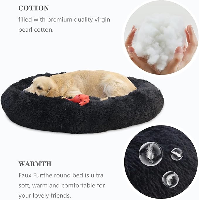 Black Dog Bed for Extra Large Dogs 150 lbs