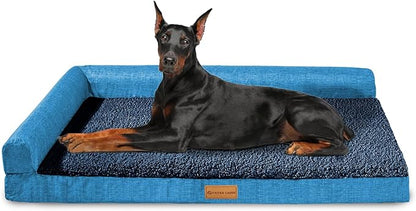 Patas Lague Orthopedic Jumbo Dog Bed for Extra Large Dogs 56''X40''