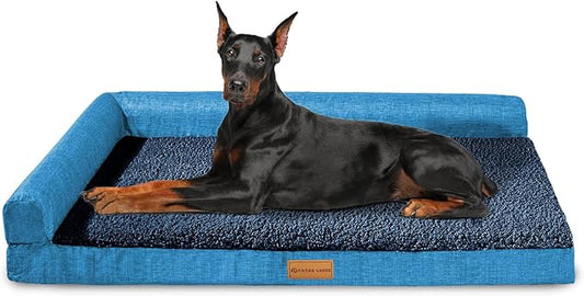 Patas Lague Orthopedic Jumbo Dog Bed for Extra Large Dogs 56''X40''