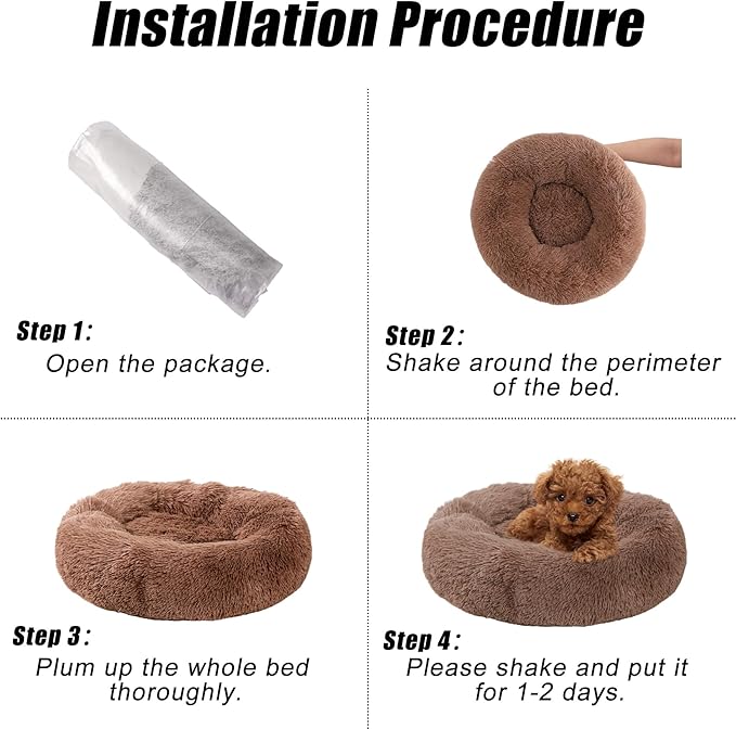 Calming Dog Bed 17" x 17")