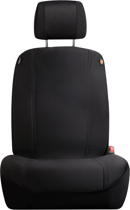 DICKIES® 2-Piece Puncture-Resistant Front Seat Covers for Cars 40200ADC (Black)