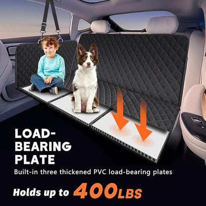 Dog Car Seat Cover for Back Seat 400lb,600D Heavy
