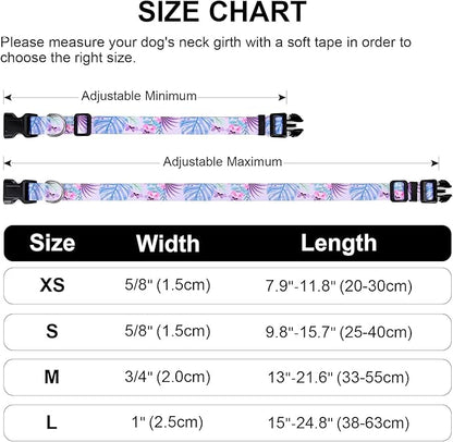 Adjustable Dog Collar with Patterns