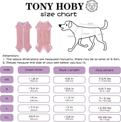 TONY HOBY Dog Pajamas