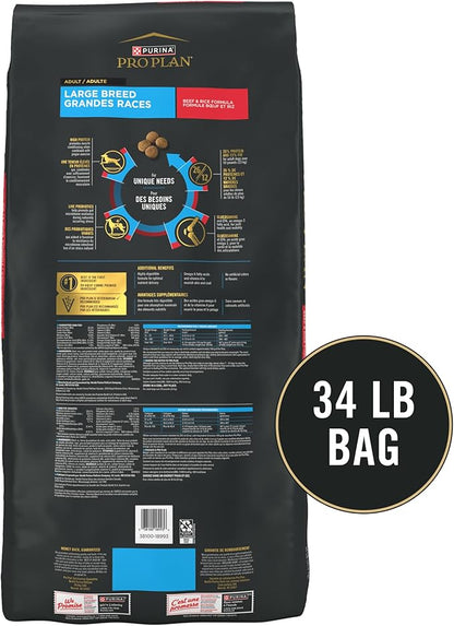 Purina Pro Plan Joint Health Large Breed Dog Food with Probiotics for Dogs 34 lb.