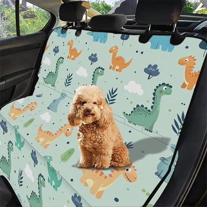 AFPANQZ Cute Dino Dog Cat Seat Cover Bucket
