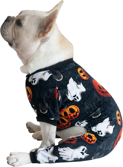 CuteBone Halloween Dog Pajamas Coco Skulls Cat Apparel Dog Jumpsuit Pet Clothes Puppy Pjs P166L