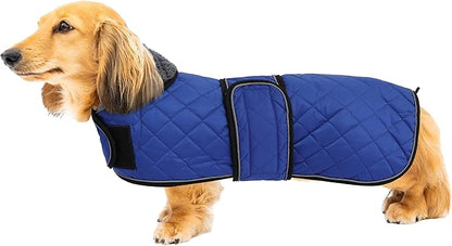 Geyecete Warm Thermal Quilted Dachshund Coat