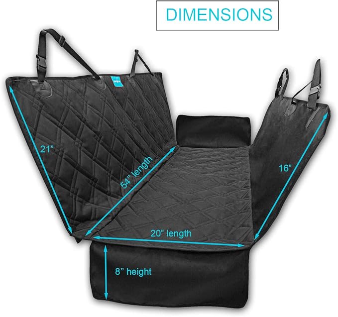 Hammock Backseat Protector Waterproof Scratchproof for Dogs Durable