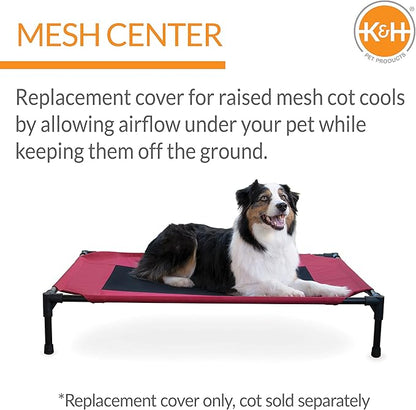K&H Pet Products Elevated Cooling Outdoor Dog Bed 42 X 30 Inches