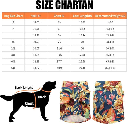 Dog Shirt Hawaiian