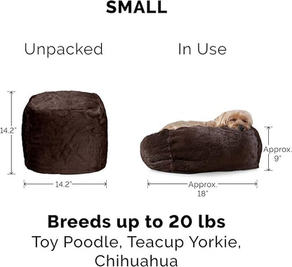 Furhaven Soft & Cozy Dog Bed for Small Dogs 20 lbs