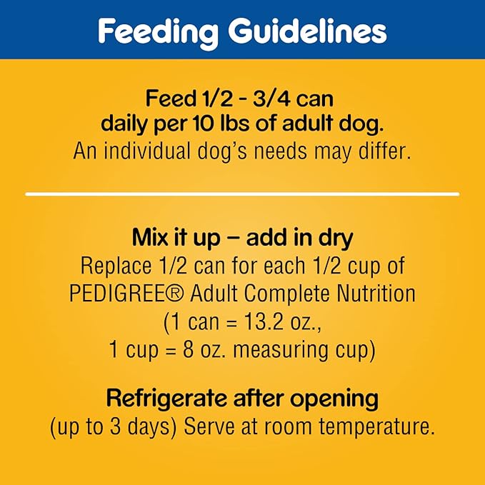 PEDIGREE CHOICE CUTS IN GRAVY Adult Canned Soft Wet Dog Food Variety Pack, with Beef and Country Stew, 13.2 oz. Cans (Pack of 12)