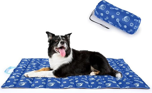 Ownpets Outdoor Dog Bed Waterproof Travel Dog Mat Washable,40"x27"