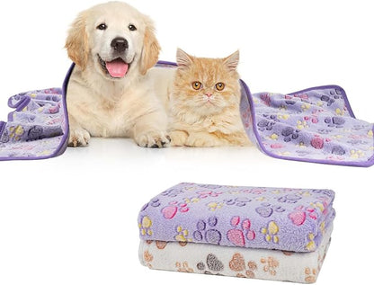 Dono 1 Pack 2 Dog Blankets Soft Fluffy