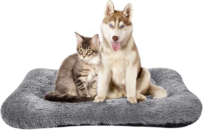 Coohom Deluxe Plush Dog Bed Pet Cushion Crate Mat