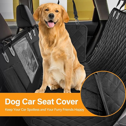 Simple Deluxe Dog Car Seat Cover for Back Seat 100% Waterproof