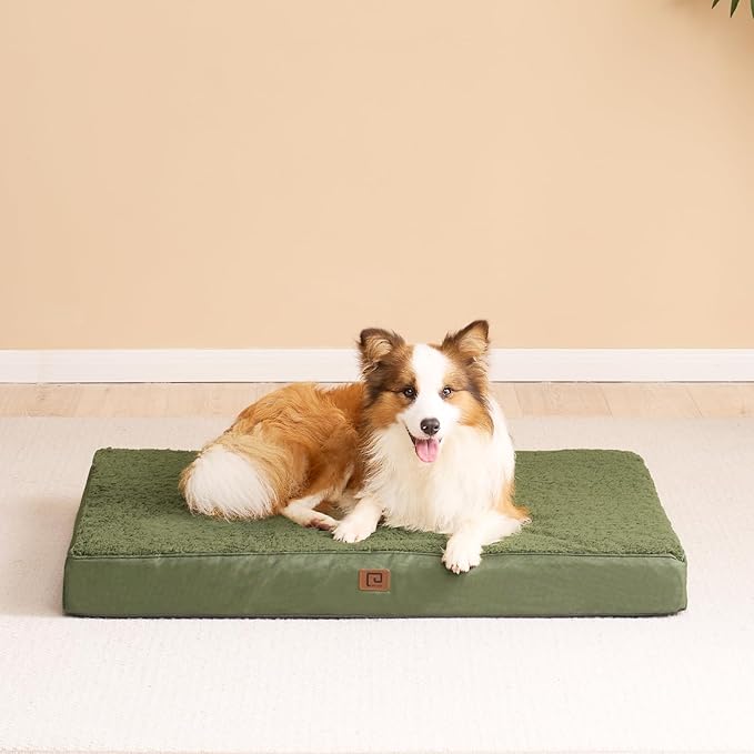 EHEYCIGA Orthopedic XL Dog Beds for Extra Large Dogs with Removable Washable Cover for Crate 41x27
