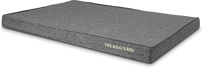 The Dog’s Bed Orthopedic Memory Foam Dog Bed 2XL GreyLinen 54x36, Pain