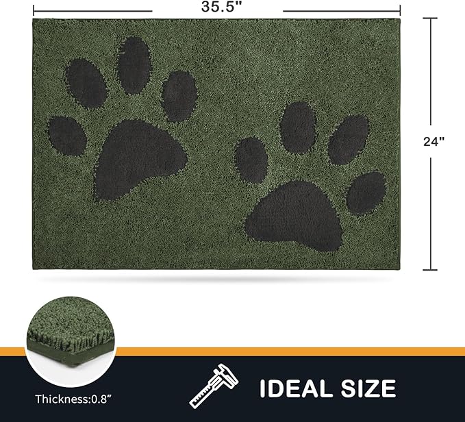 PURRUGS Dirt Trapper Door Mat 24" x 35.5"