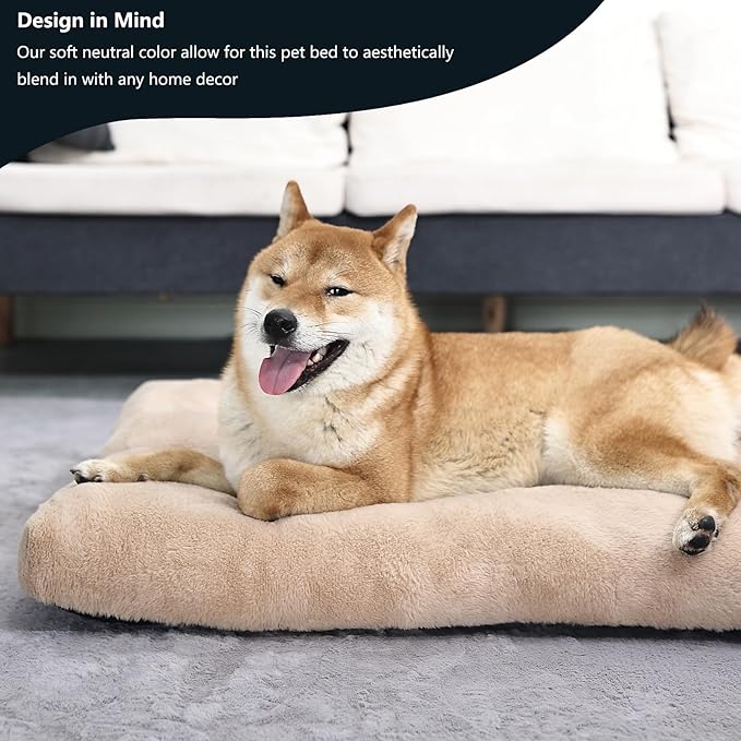 Dog beds Large Sized Dog Washable fit Metal Dog Crates Machine Washable 36 inch Dog Crate Bed with Anti-Slip Bottom 36 x 24 Kennel