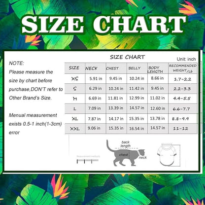 Hairless Cats Stripe Cotton T-Shirt Pet Clothes