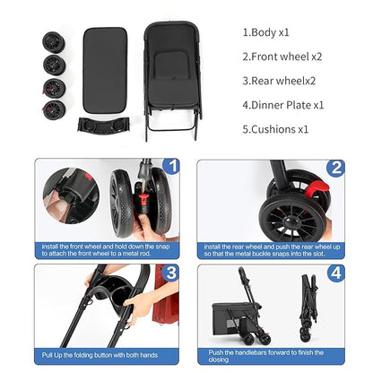 Pet Stroller 4 Wheels
