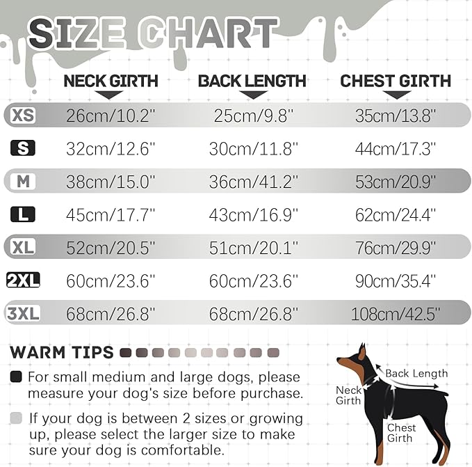 IDOMIK Warm Dog Coats with Harness