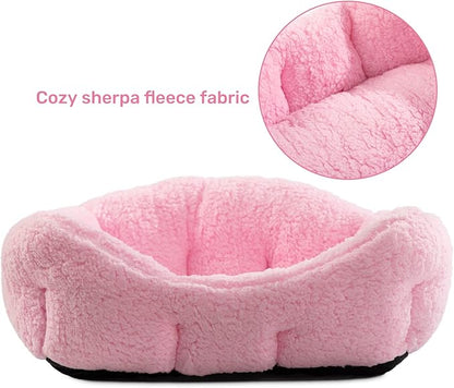 Hollypet Sherpa Fleece Dog Bed