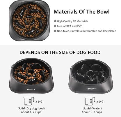 Pet Supplies Slow Feeder Dog Bowls Small Breed, Dog Slow Feeder Bowl, Dog Food Bowls Slow Feeder, Dog Bowl Slow Feeder, Dog Puzzle Feeder Bowls, Dog Bowls Medium Size Dog, Slow Eating Dog Bowl