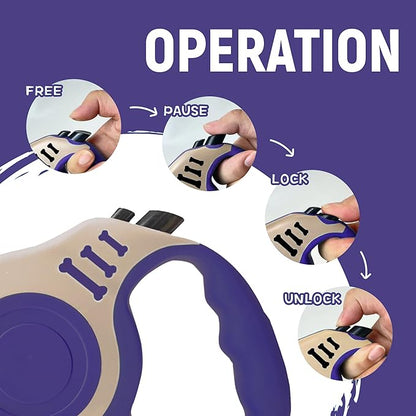 Retractable Dog Leash Automatic Telescopic Tractor Dog Tape 10/16 FT