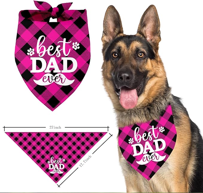 Best Dad Ever Dog Bandana (C12)