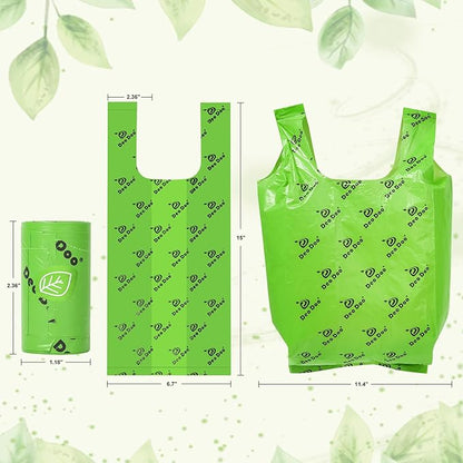 Dog Poop Bags with Handles 20 Rolls 240