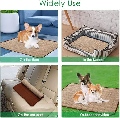 VeMee Cooling Mat Pad for Dogs Cats Ice Silk Mat Cooling Blanket Cushion for Kennel/Sofa/Bed/Floor/Car Seats Cooling (XL:40 x 28 inches