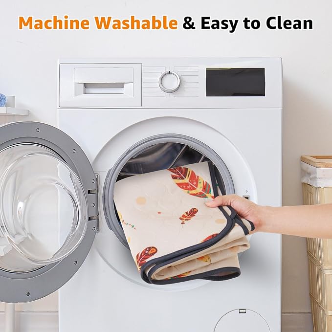 Dog Pee Pads Washable: 2 Pack Reusable Puppy Pads 36x41 Inch