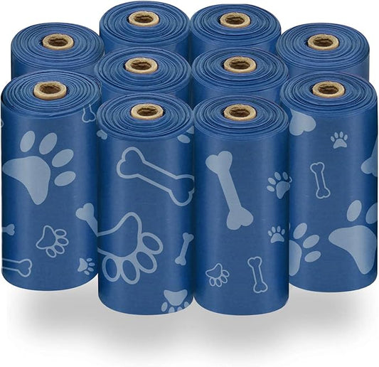 Best Pet Supplies Dog Poop Bags (150 Bags) for Waste Refuse Cleanup