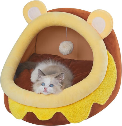 Jiupety Cute Cat Bed Honey Pot 16 Lbs